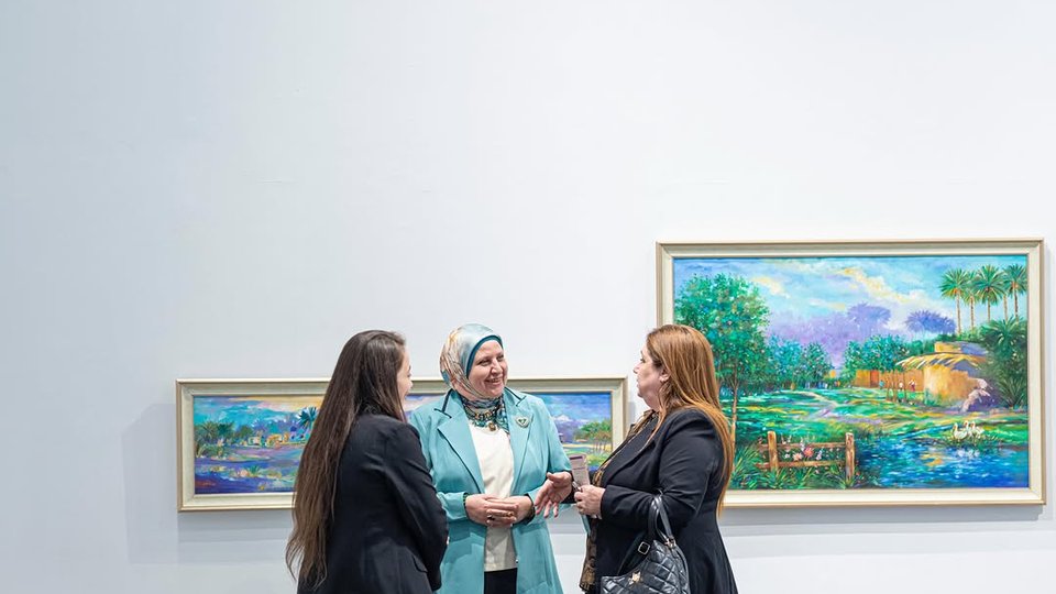 The Gallery Hosted Safa Lutfi’s Lucid Exhibition in Baghdad