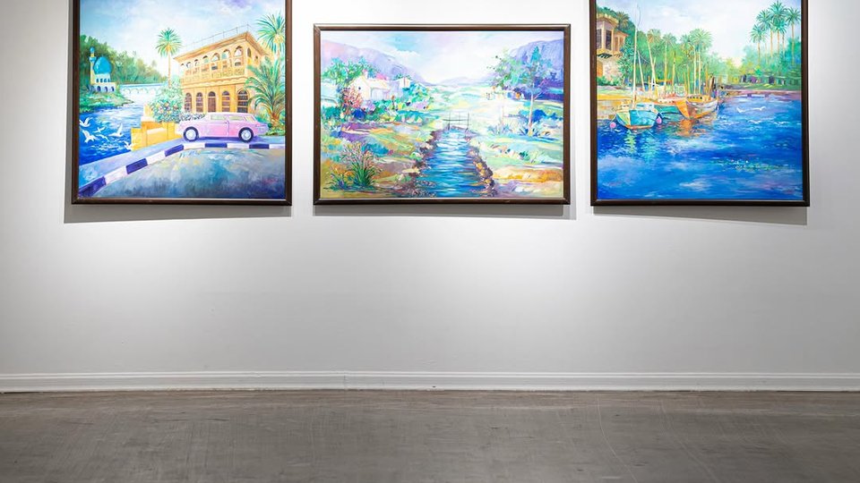 The Gallery Hosted Safa Lutfi’s Lucid Exhibition in Baghdad
