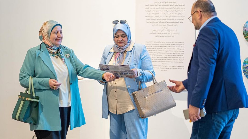 The Gallery Hosted Safa Lutfi’s Lucid Exhibition in Baghdad