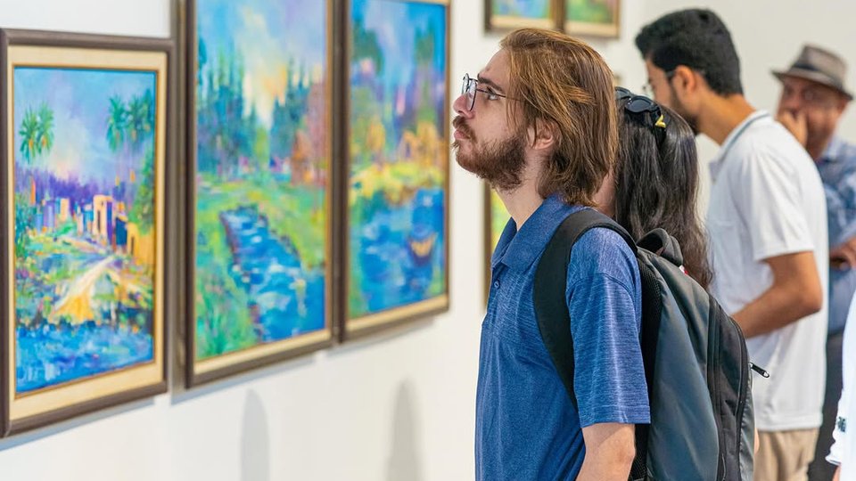 The Gallery Hosted Safa Lutfi’s Lucid Exhibition in Baghdad