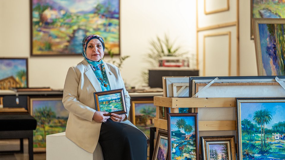 The Gallery Hosted Safa Lutfi’s Lucid Exhibition in Baghdad